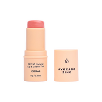 NATURAL LIP & CHEEK TINT CORAL