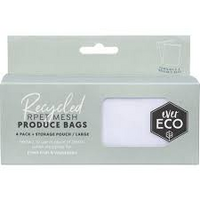 REUASABLE PRODUCE BAGS RECYCLED POLYESTER MESH