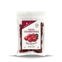 CERTIFIED ORGANIC DRIED CRANBERRIES