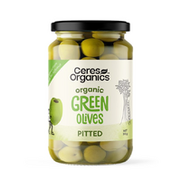 CERTIFIED ORGANIC GREEN OLIVES (PITTED)