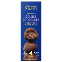 CERTIFIED ORGANIC FUDGEY BITES DOUBLE CHOCOLATE